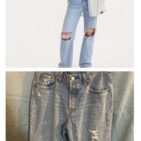 Levi’s Premium 501 jeans “Totaly Ok”30wx32L new!! - Picture 5 of 15